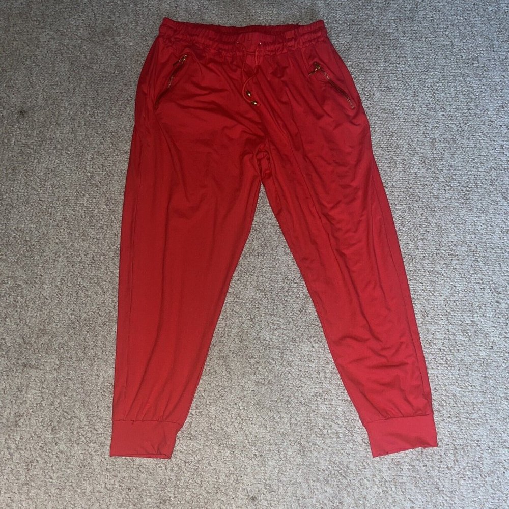 Thrill 94 Women's Sz 2X Red Joggers Sweatpants
